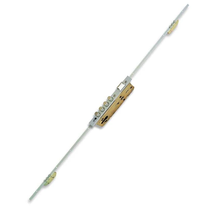 CERRADURA DE SEGURIDAD 3 PUNTOS LINCE 3H014-S/50 F40MM PLATA