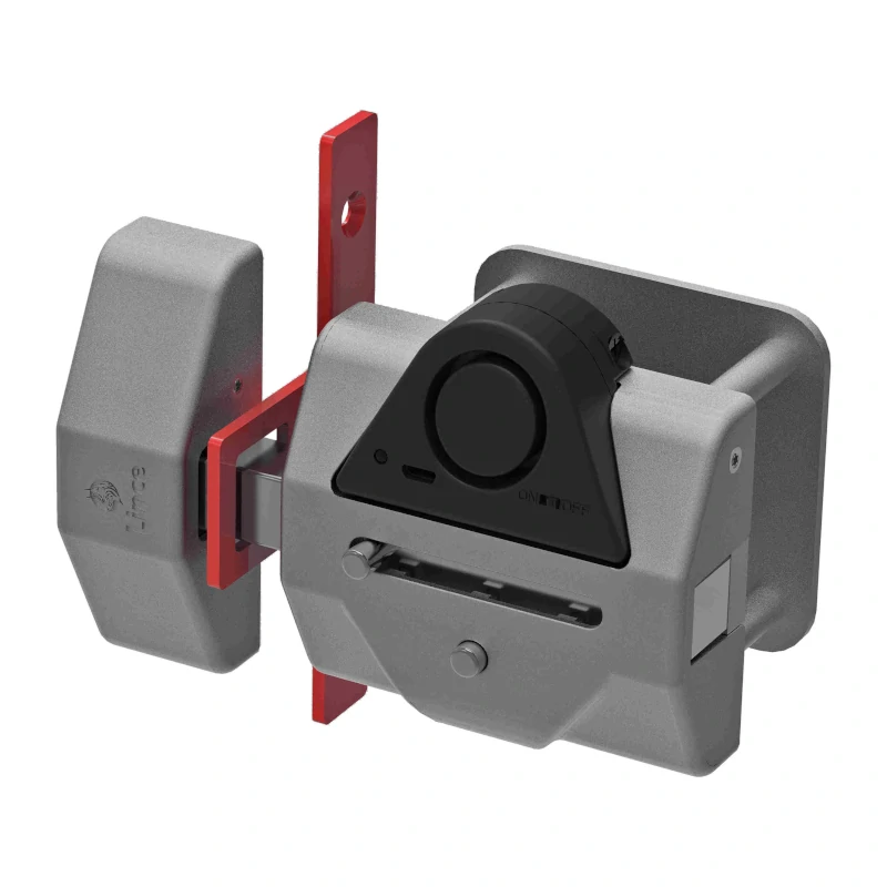 CERROJO LINCE SEGURIDAD SMART 7930 PLATA (CON ALARMA) B-50MM + 1 MANDO - Imagen 5