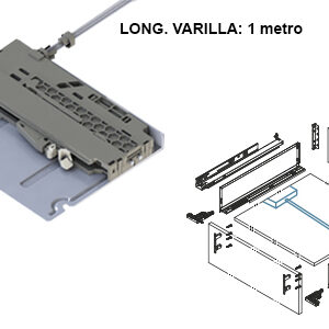 KIT APERTURA POR PRESION P/GUIA CUADRO Y BARRA ESTABILIZADOR 1M
